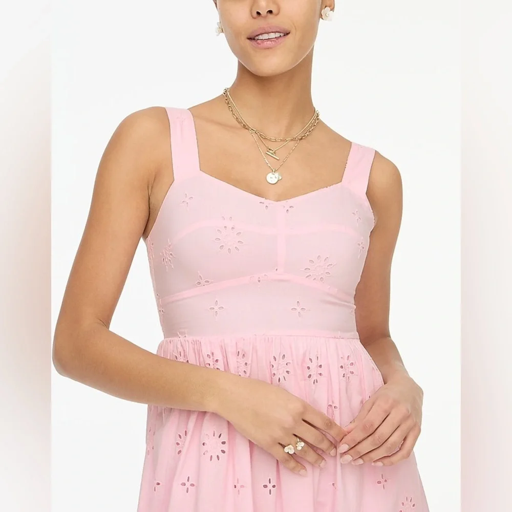 JCrew Eyelet‎ Midi Dress